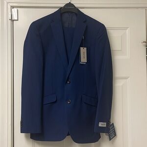 Men’s Reaction Kenneth Cole Deep Blue Suit 36R 29x32